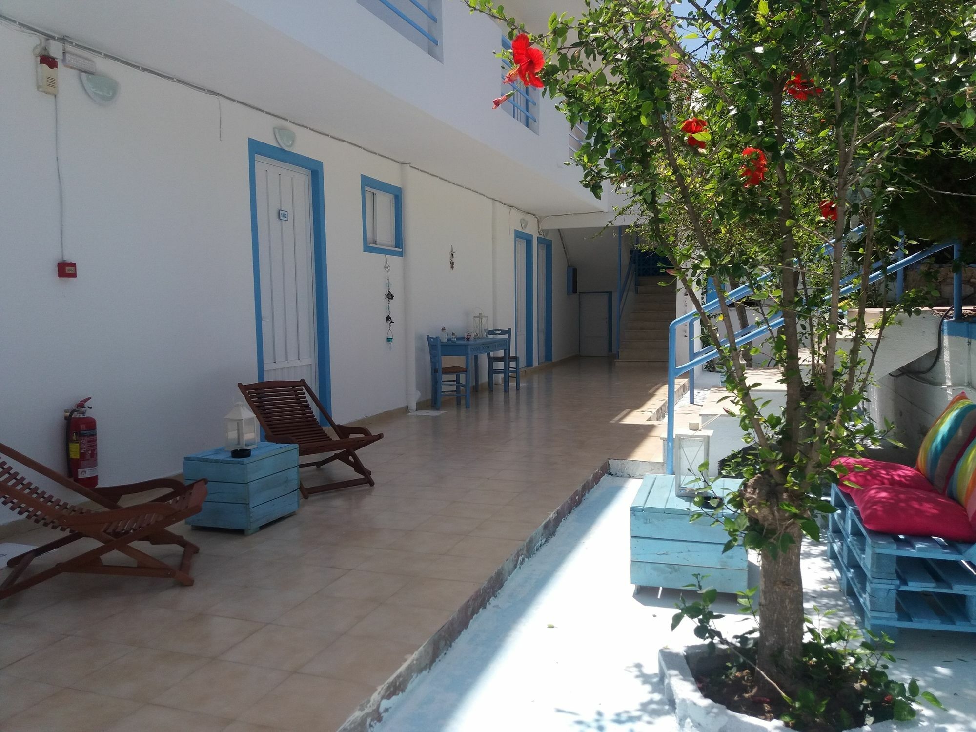 Sofias Blue Apartment Faliraki Bagian luar foto