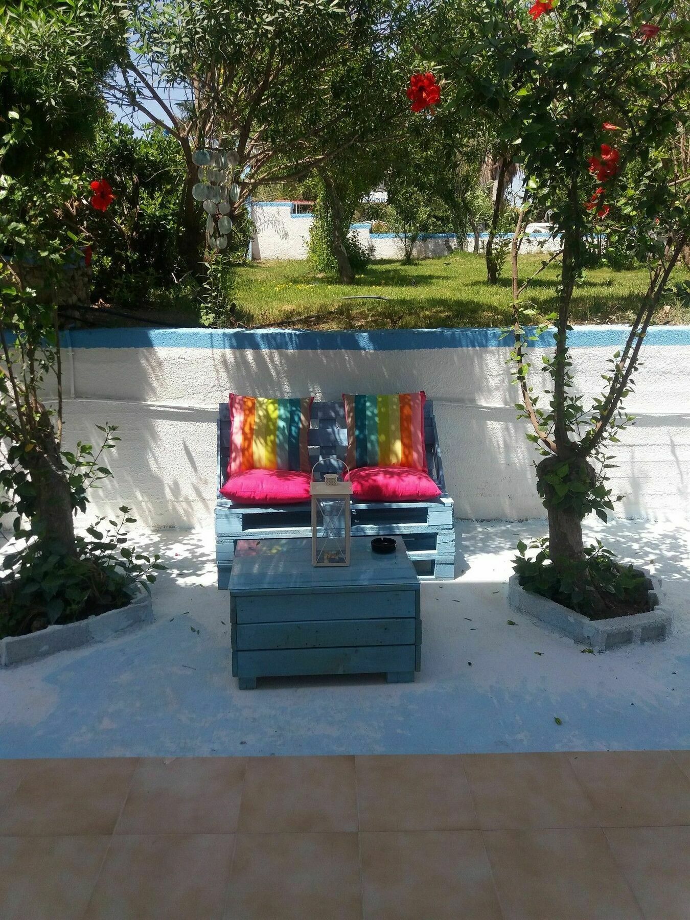 Sofias Blue Apartment Faliraki Bagian luar foto