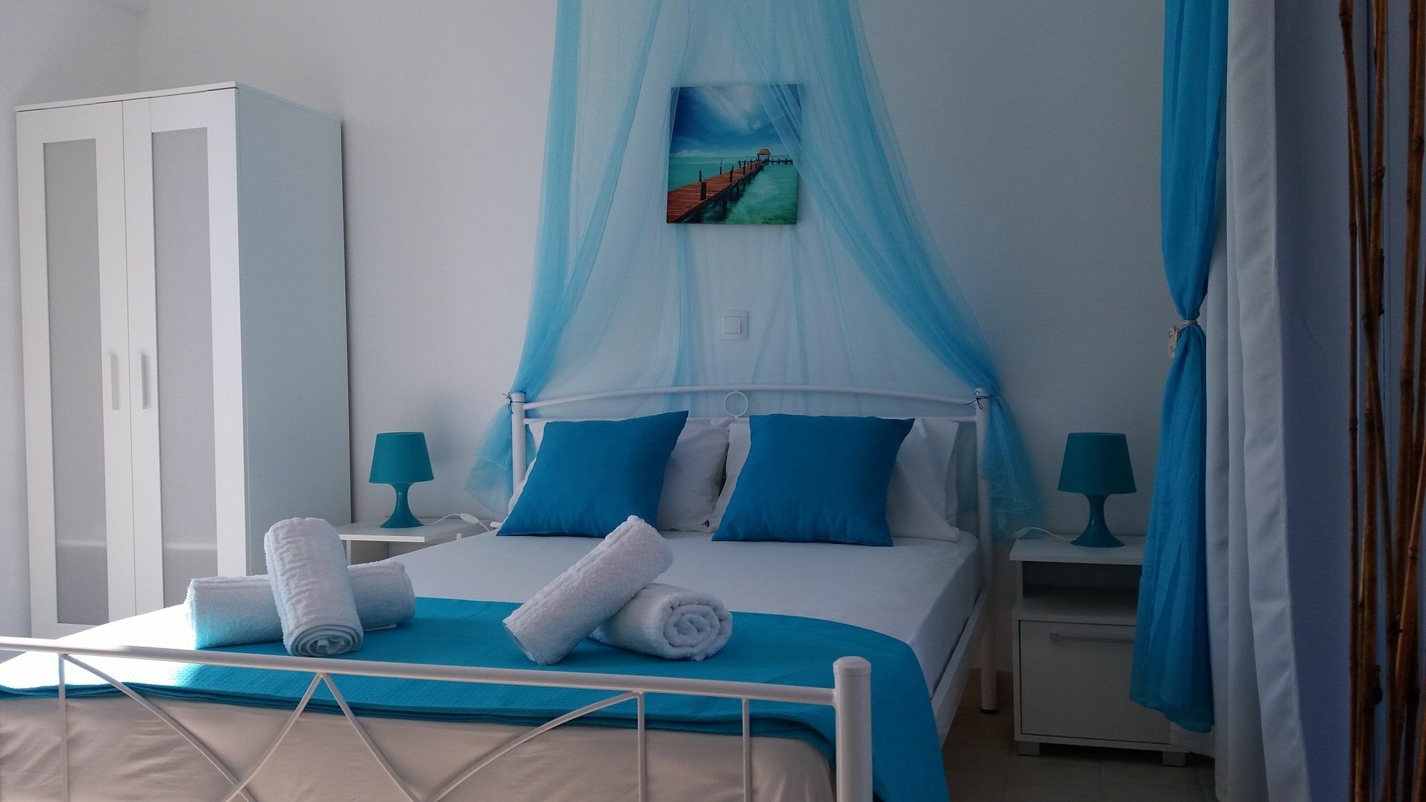 Sofias Blue Apartment Faliraki Bagian luar foto