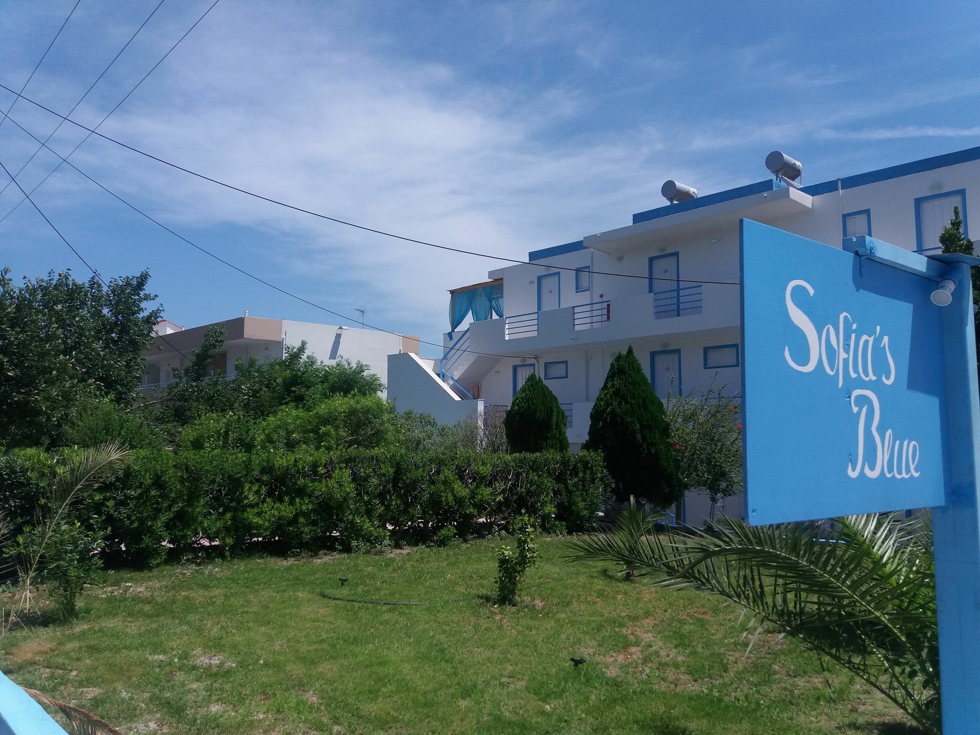 Sofias Blue Apartment Faliraki Bagian luar foto