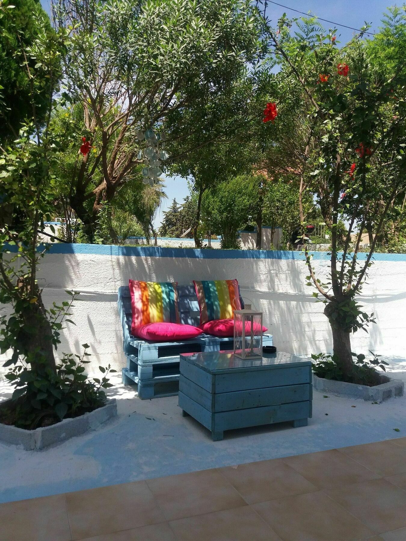 Sofias Blue Apartment Faliraki Bagian luar foto