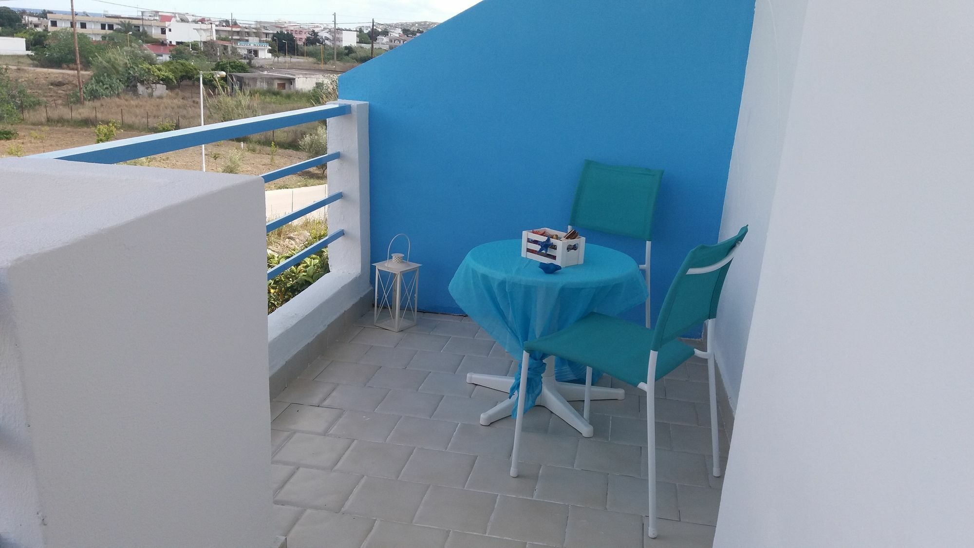 Sofias Blue Apartment Faliraki Bagian luar foto