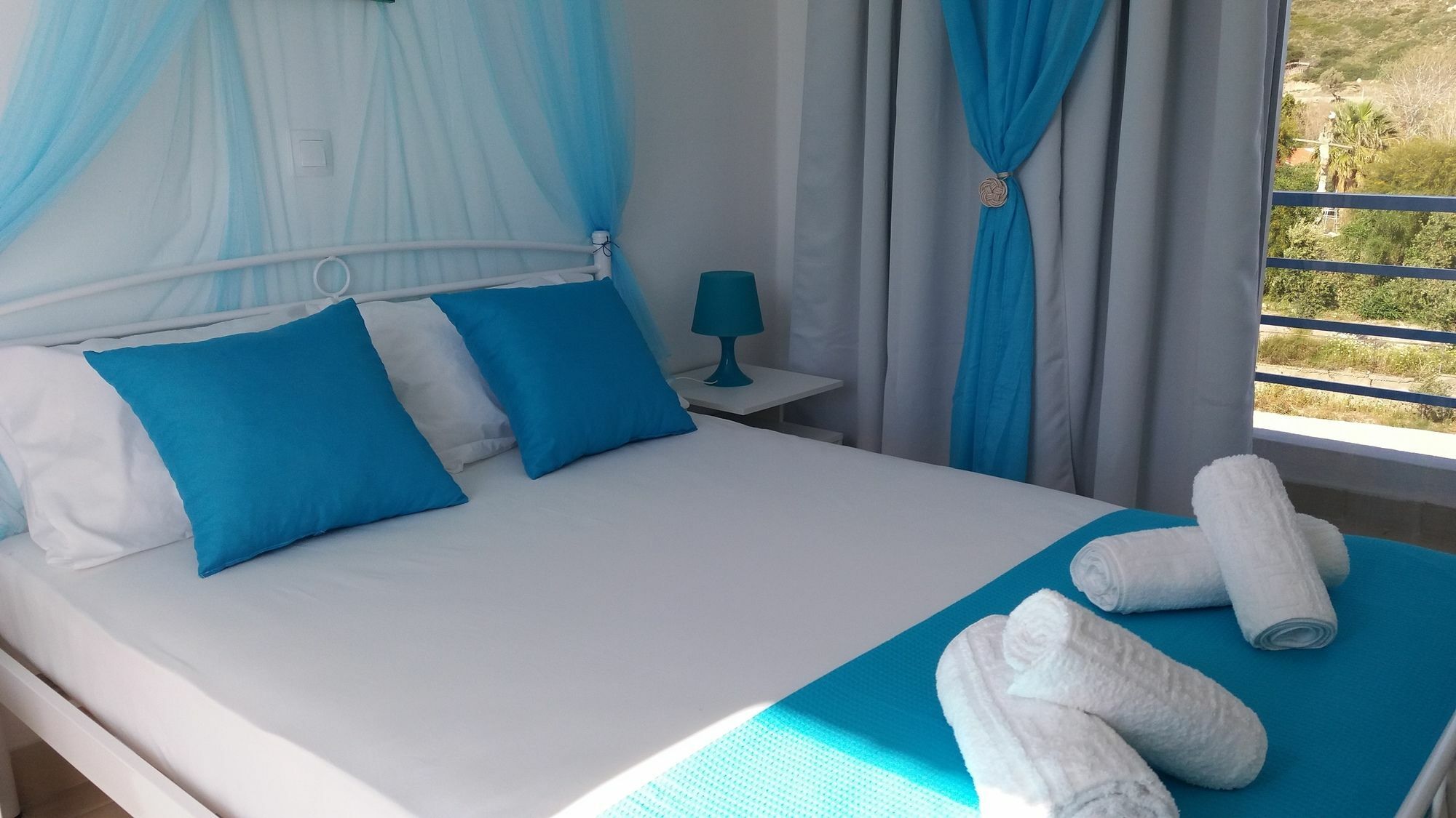 Sofias Blue Apartment Faliraki Bagian luar foto