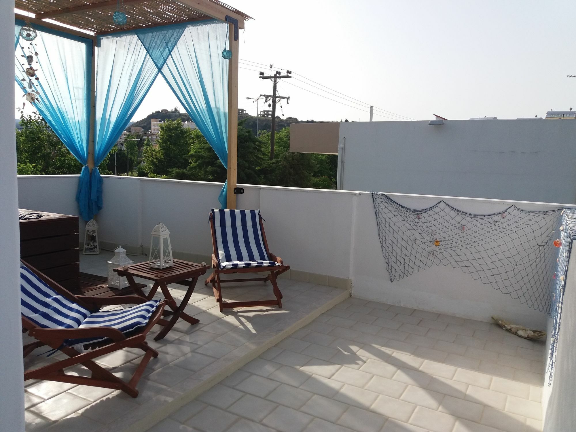 Sofias Blue Apartment Faliraki Bagian luar foto