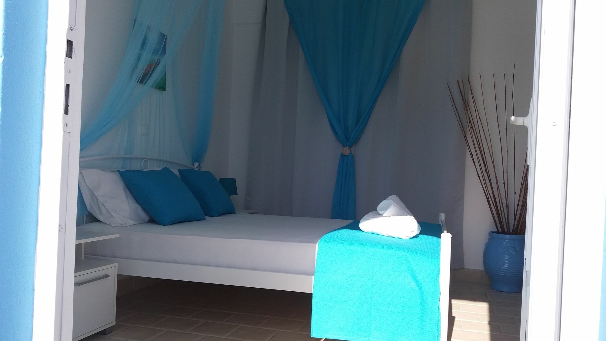 Sofias Blue Apartment Faliraki Bagian luar foto